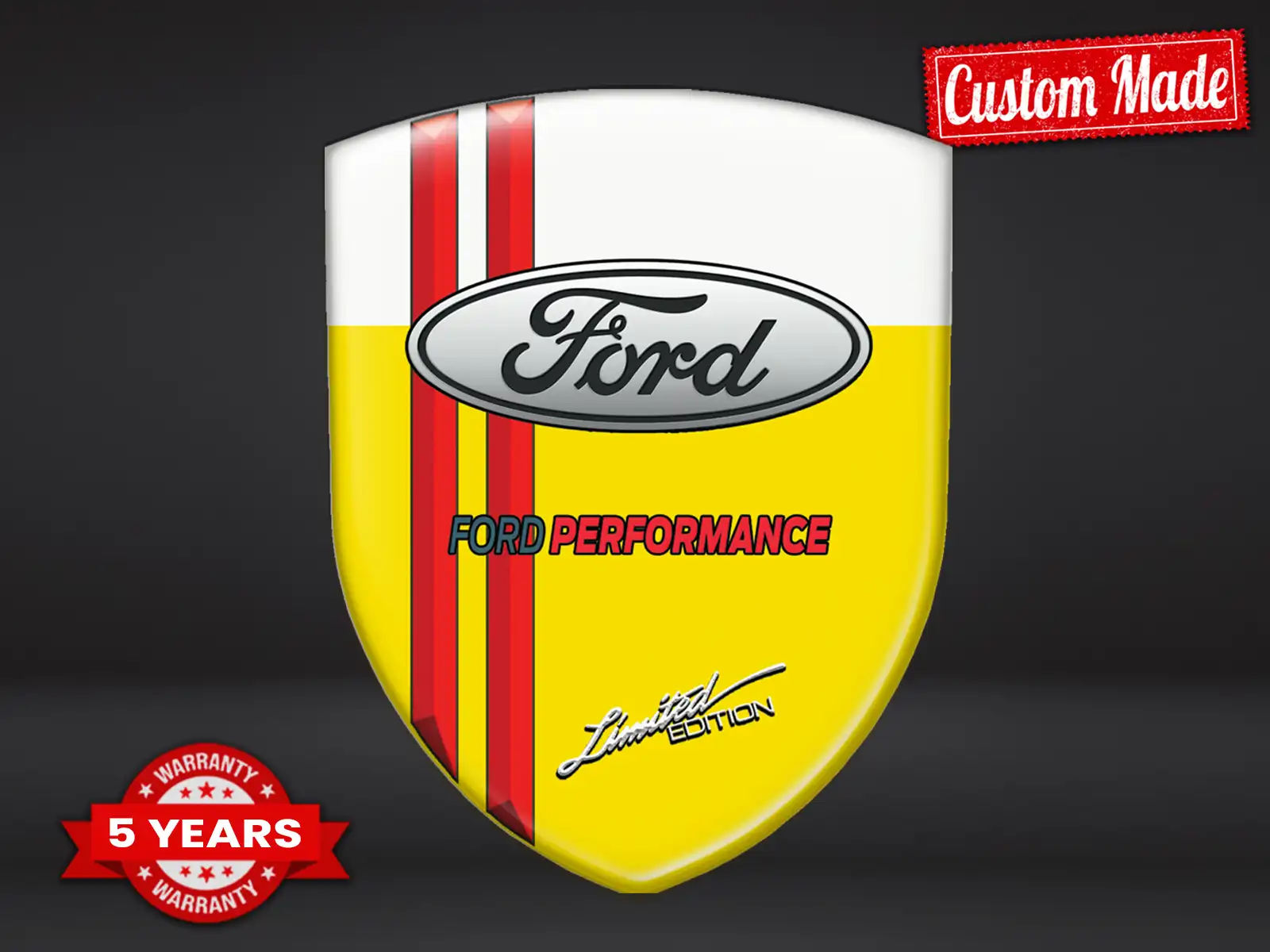 Ford Harz Sticker Exklusiver Look Edle Dome Badges